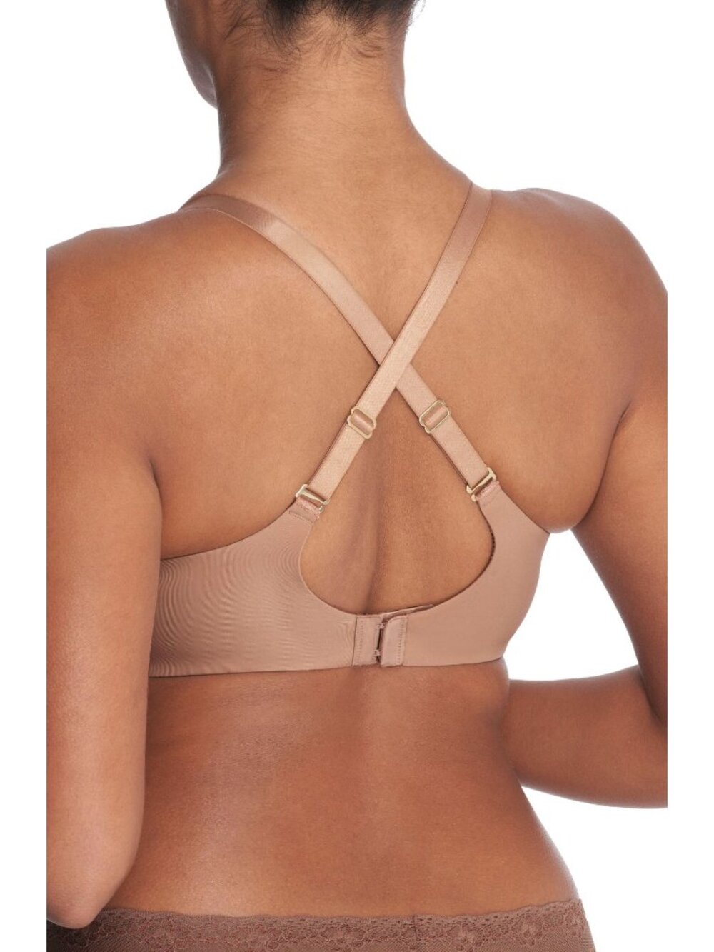 🆕NATORI Comfort Evolution Convertible Underwire Bra 38DD Buff Beige #731337 - Picture 2 of 10